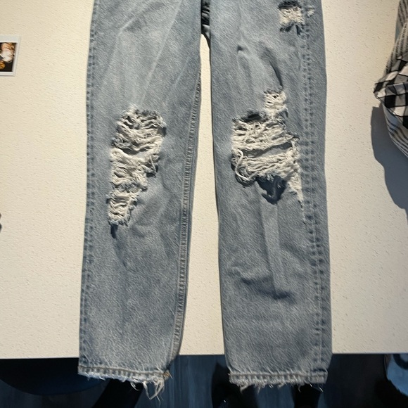 Zara mom jeans size 6 high waisted - Picture 3 of 5